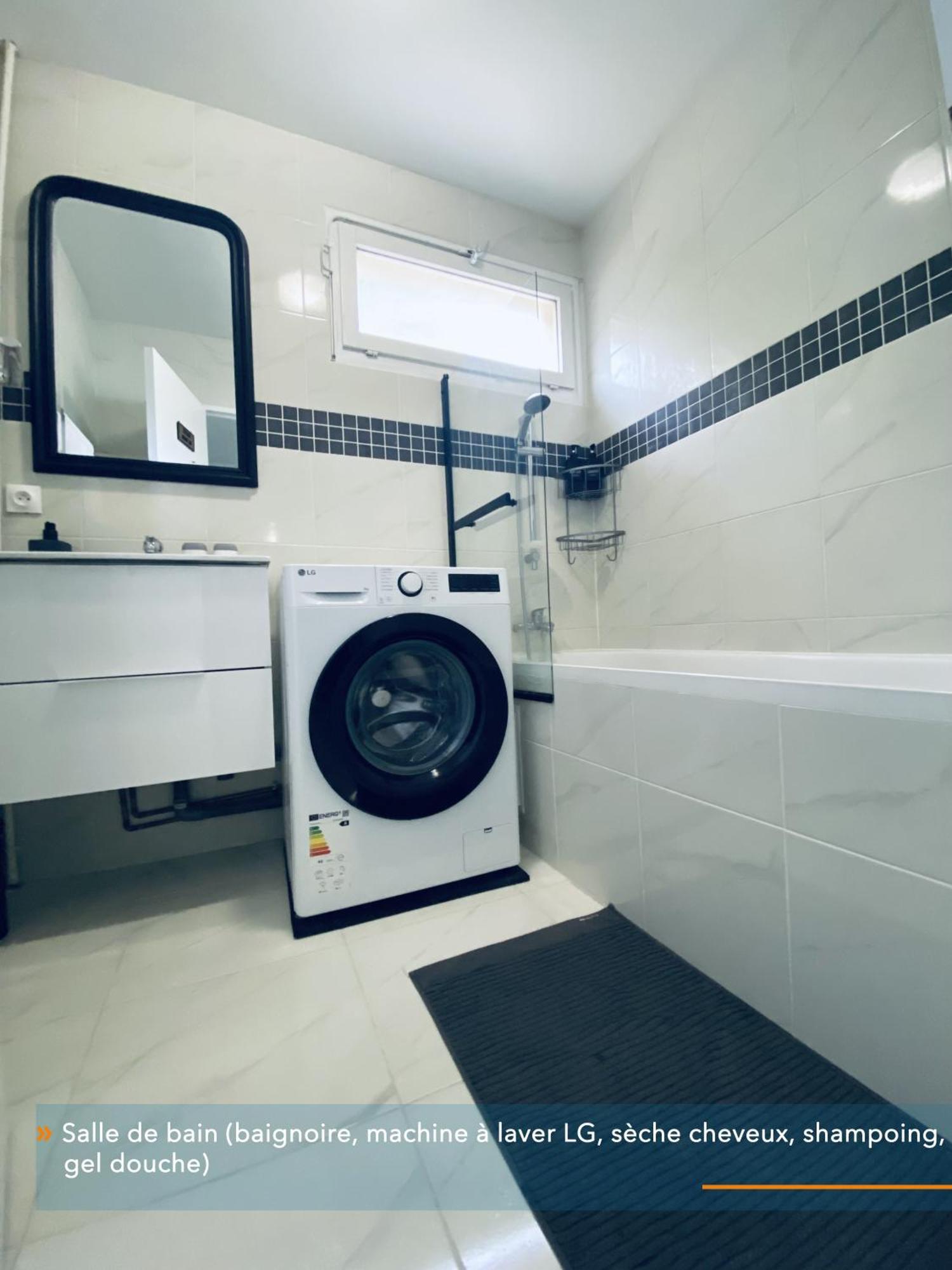 Appartement Parisien Neuf, Moderne Avec Une Grande Salon, 2 Chambres, 4 Lits, Parking Gratuit, 15Min De Paris Et 13 Min Aeroport Orly ヴィトリー・シュル・セーヌ エクステリア 写真
